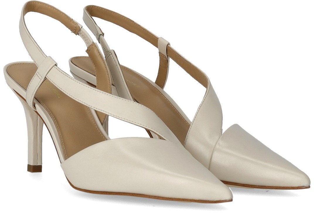 Michael Kors MICHAEL KORS JAIDA CREAM SLINGBACK PUMPS Wit