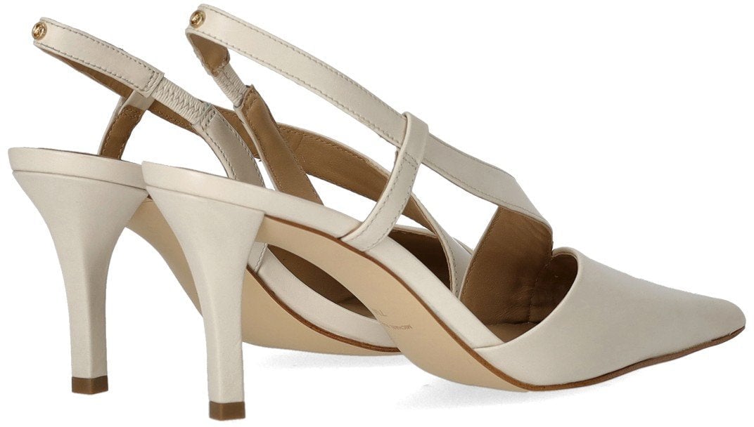 Michael Kors MICHAEL KORS JAIDA CREAM SLINGBACK PUMPS Wit