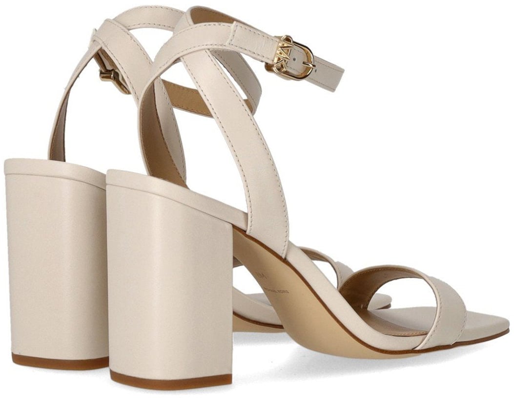 Michael Kors MICHAEL KORS MERRIAM CREAM HEELED SANDAL Beige
