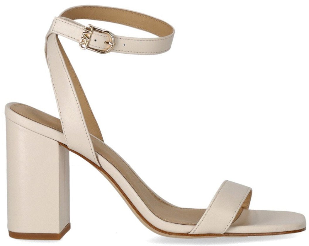 Michael Kors MICHAEL KORS MERRIAM CREAM HEELED SANDAL Beige