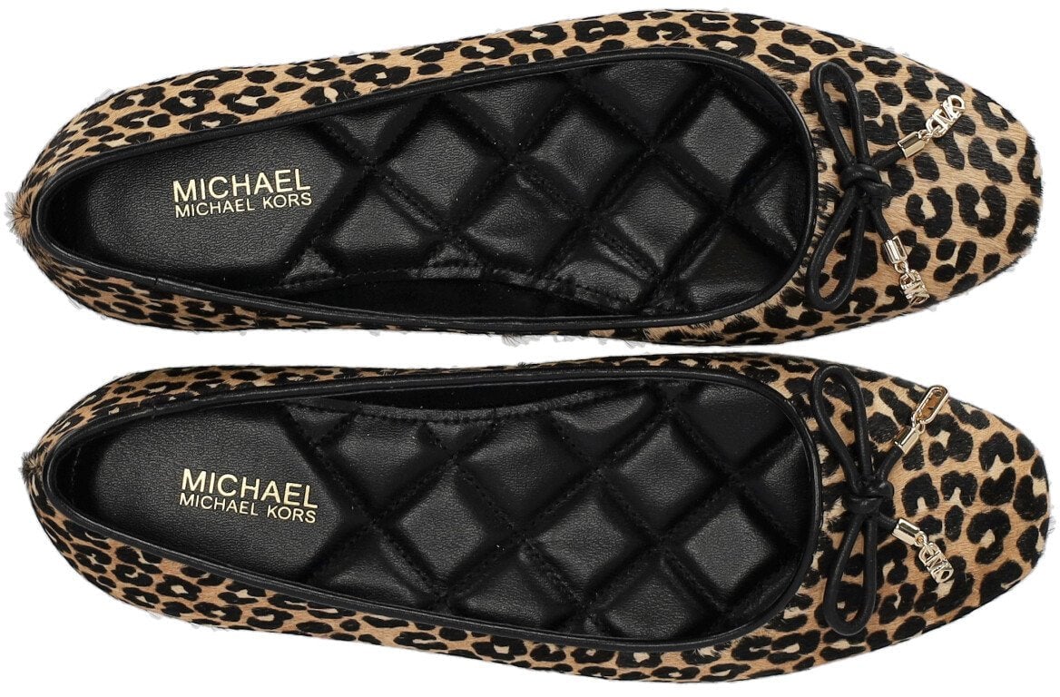Michael Kors MICHAEL KORS NORI ANIMAL PRINT BALLET FLAT Bruin