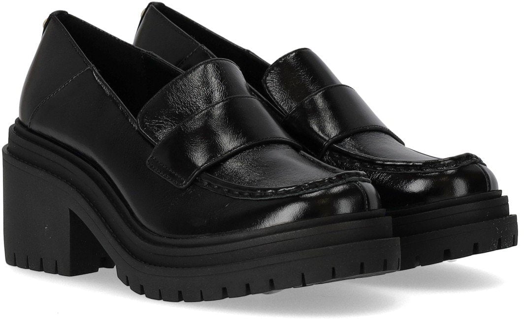 Michael Kors MICHAEL KORS ROCCO HEELED LOAFER Zwart