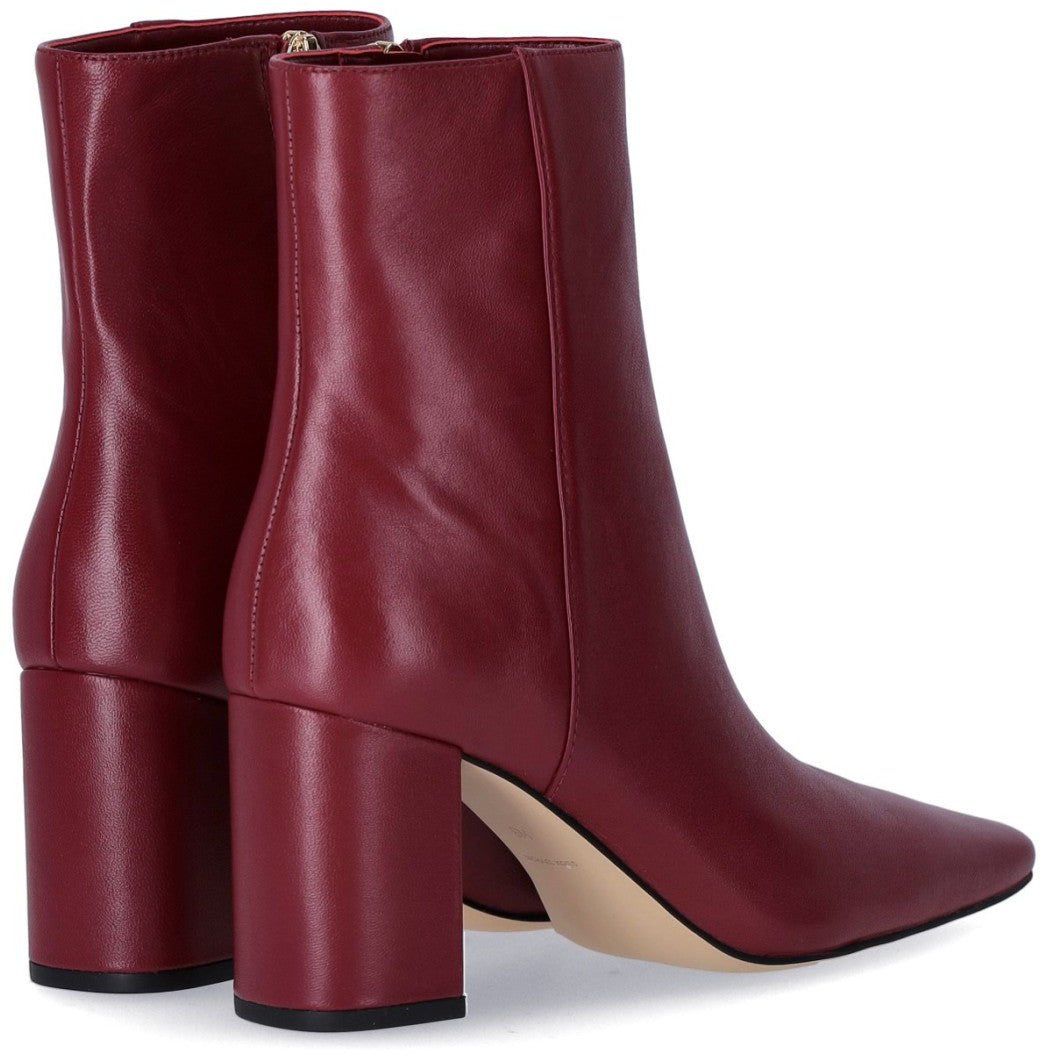 Michael Kors MICHAEL KORS ELISA MULBERRY HEELED ANKLE BOOT Rood