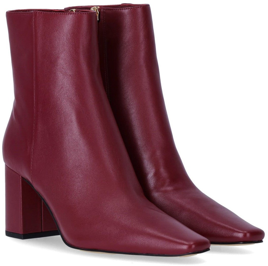Michael Kors MICHAEL KORS ELISA MULBERRY HEELED ANKLE BOOT Rood
