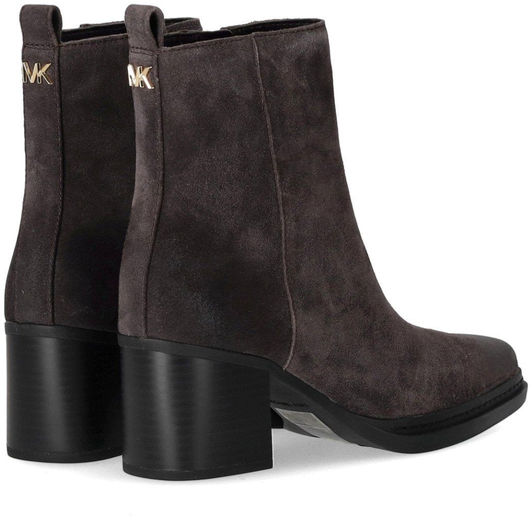 Michael Kors MICHAEL KORS LEX CHOCOLATE HEELED ANKLE BOOT Bruin