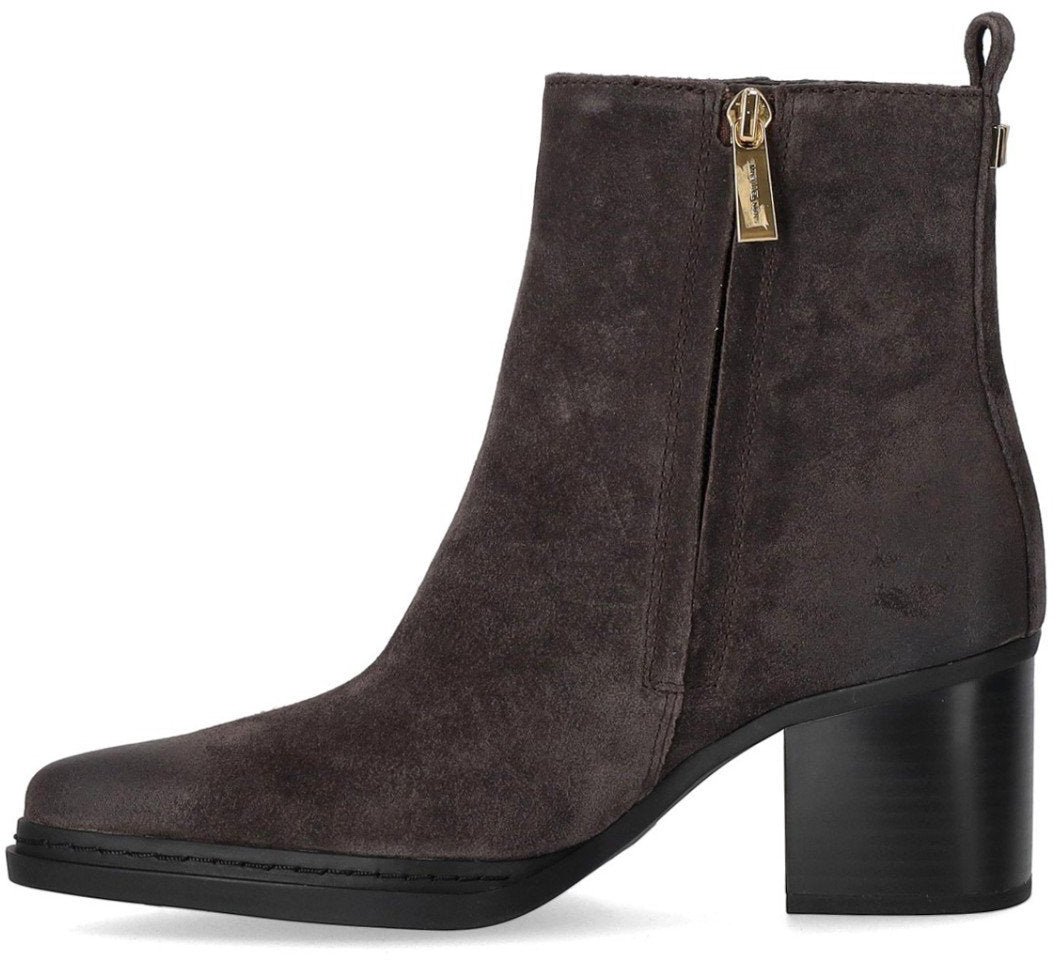 Michael Kors MICHAEL KORS LEX CHOCOLATE HEELED ANKLE BOOT Bruin
