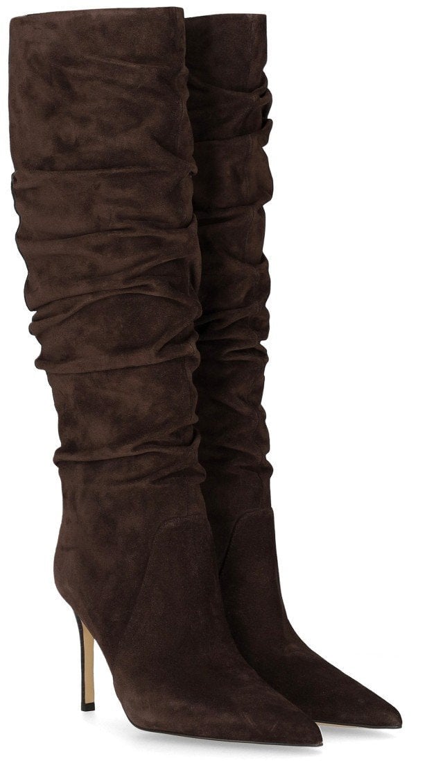 Michael Kors MICHAEL KORS DAWN CHOCOLATE HEELED BOOT Bruin
