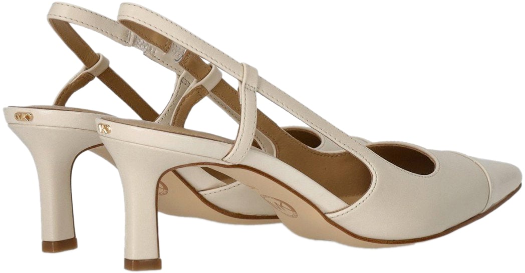 Michael Kors MICHAEL KORS ALORA LIGHT CREAM SLINGBACK PUMP Wit