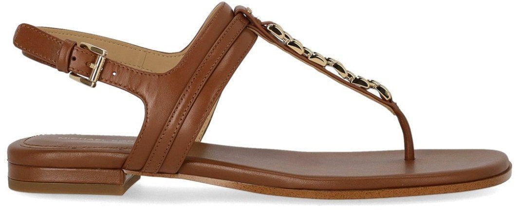 Michael Kors MICHAEL KORS MARCIA LUGGAGE THONG SANDAL Bruin