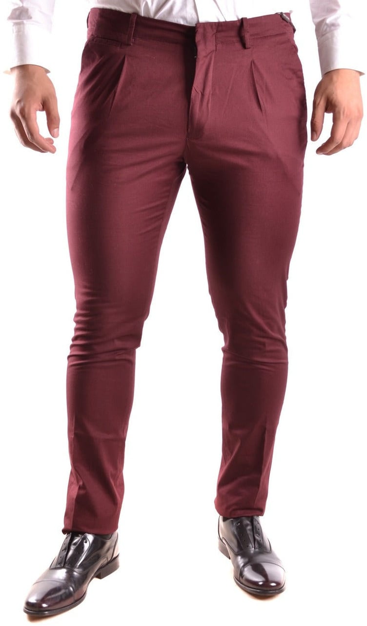 Michael Kors Men Trousers Maroon