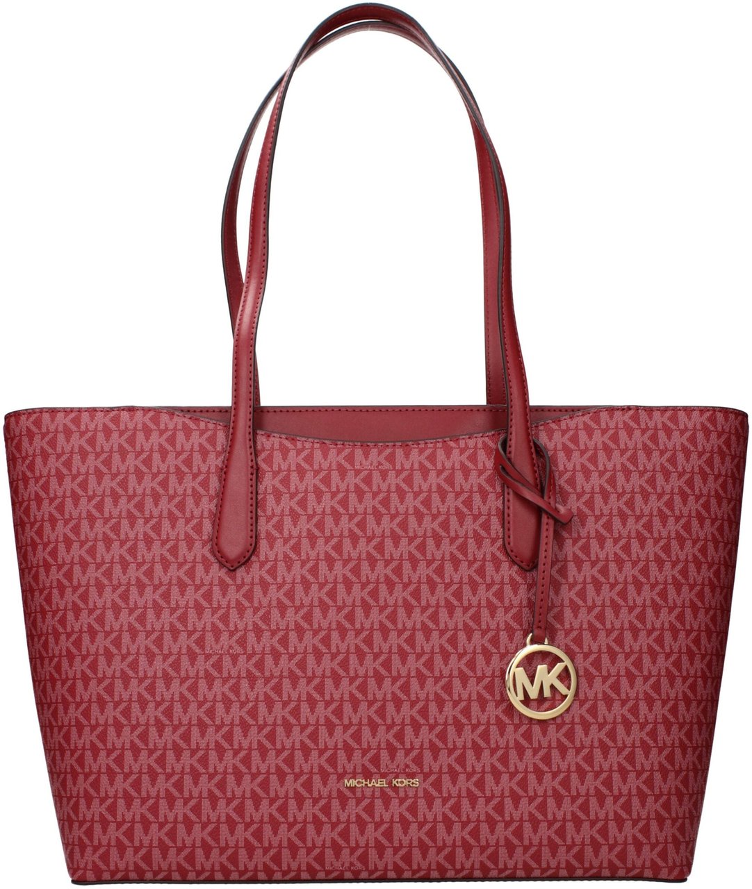 Michael Kors Red Fabric Shoulder Bag Rood