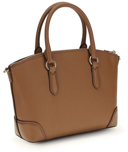 Michael Kors Michael Kors Brown Calf Leather Bos Taurus Handbag Bruin