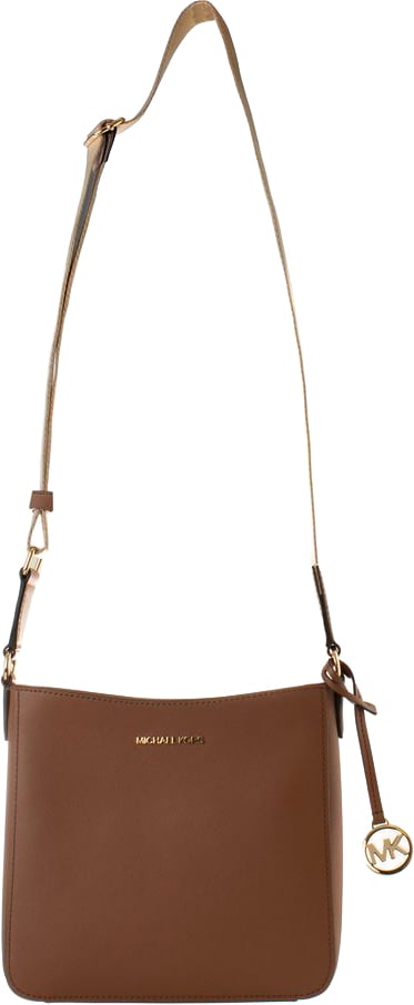 Michael Kors Brown Canvas Crossbody Bag Bruin