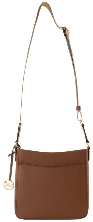 Michael Kors Brown Canvas Crossbody Bag Bruin
