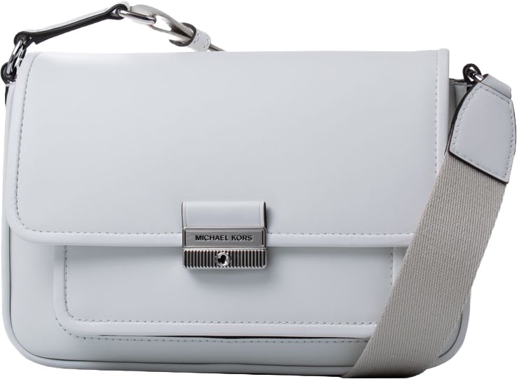 Michael Kors White Leather Shoulder Bag Wit