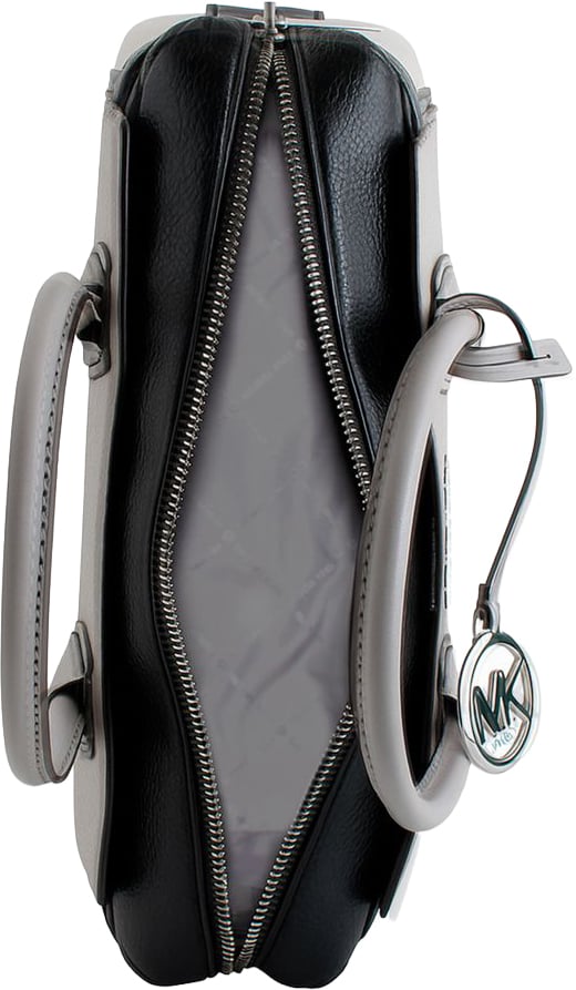Michael Kors Gray Leather Handbag Grijs