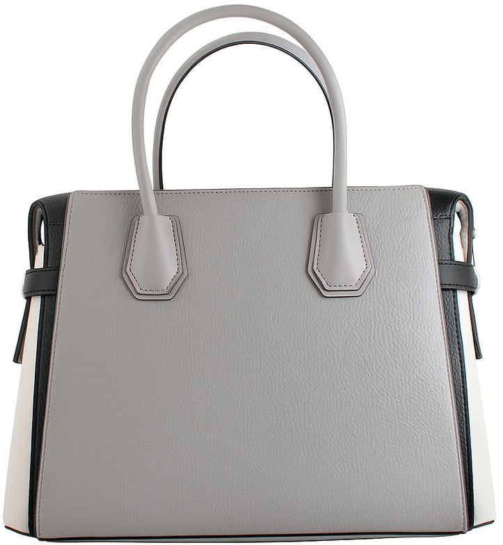 Michael Kors Gray Leather Handbag Grijs