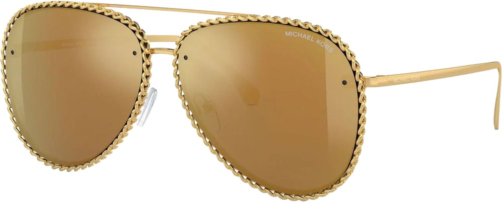 Michael Kors Gold Metal Sunglasses Goud