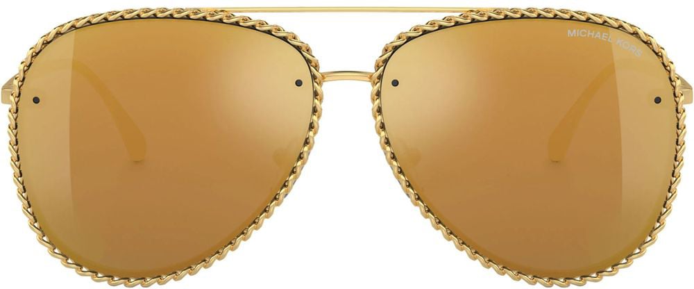 Michael Kors Gold Metal Sunglasses Goud