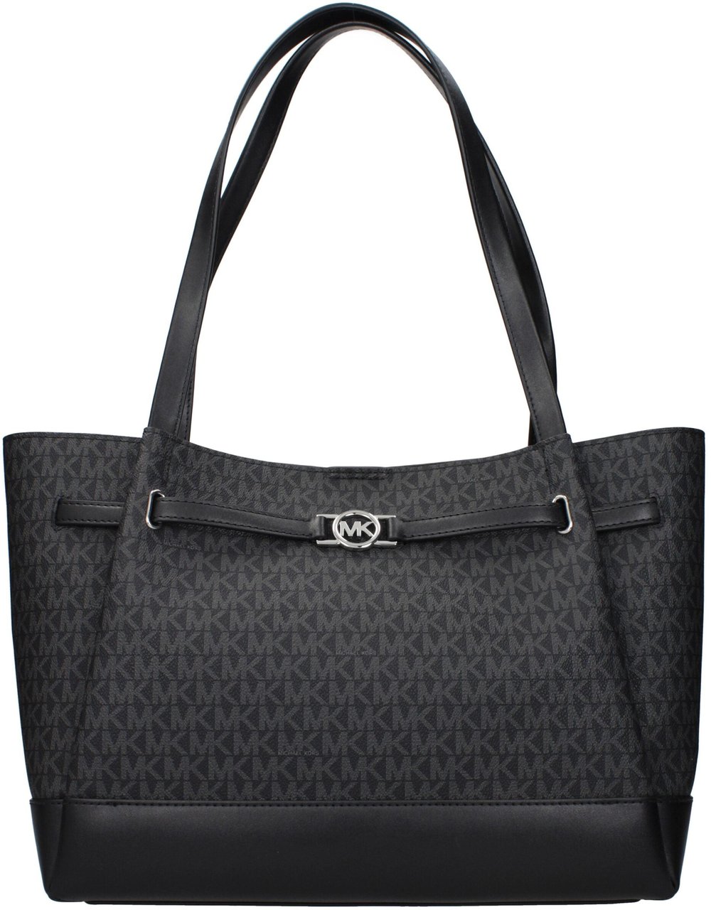 Michael Kors Michael Kors Black Fabric Shoulder Bag Zwart