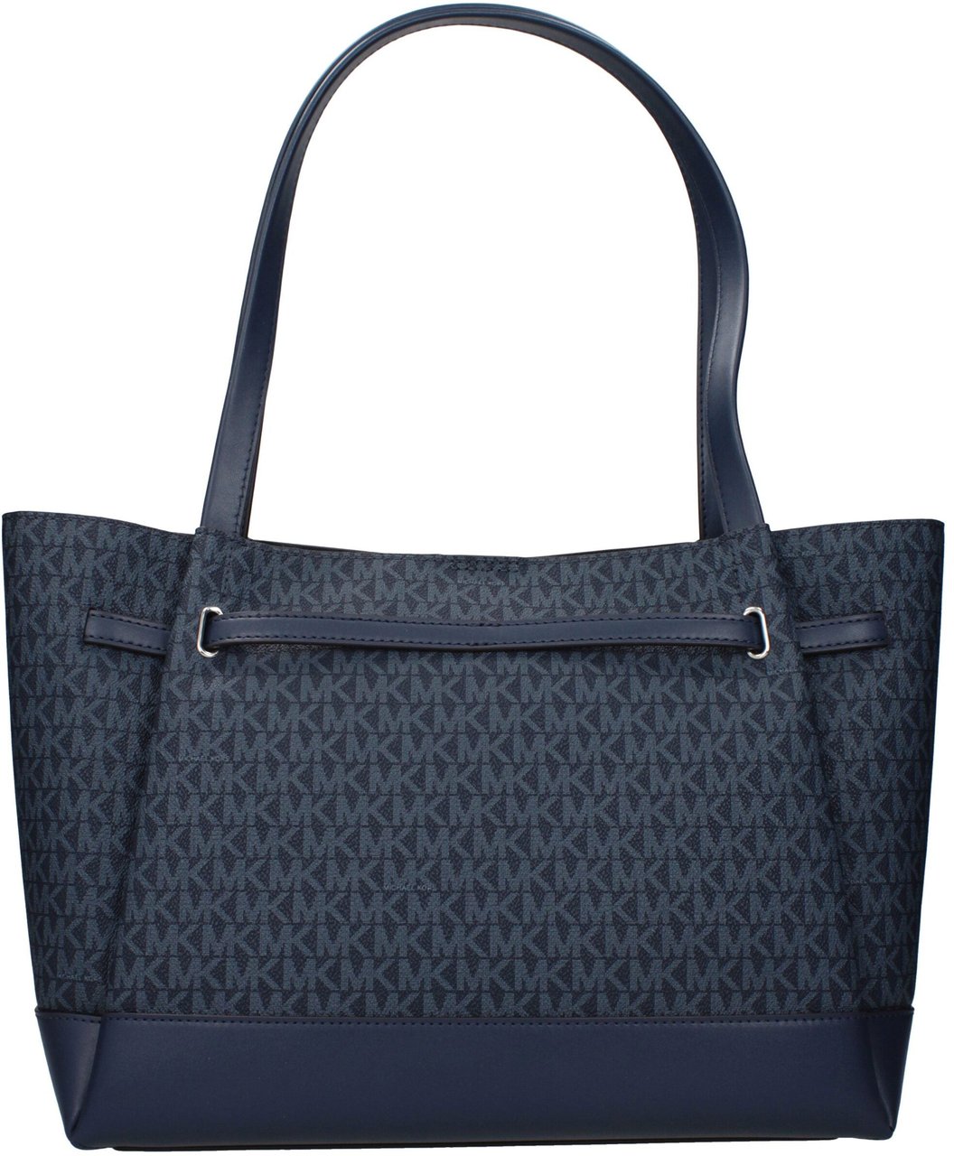 Michael Kors Blue Fabric Shoulder Bag Blauw