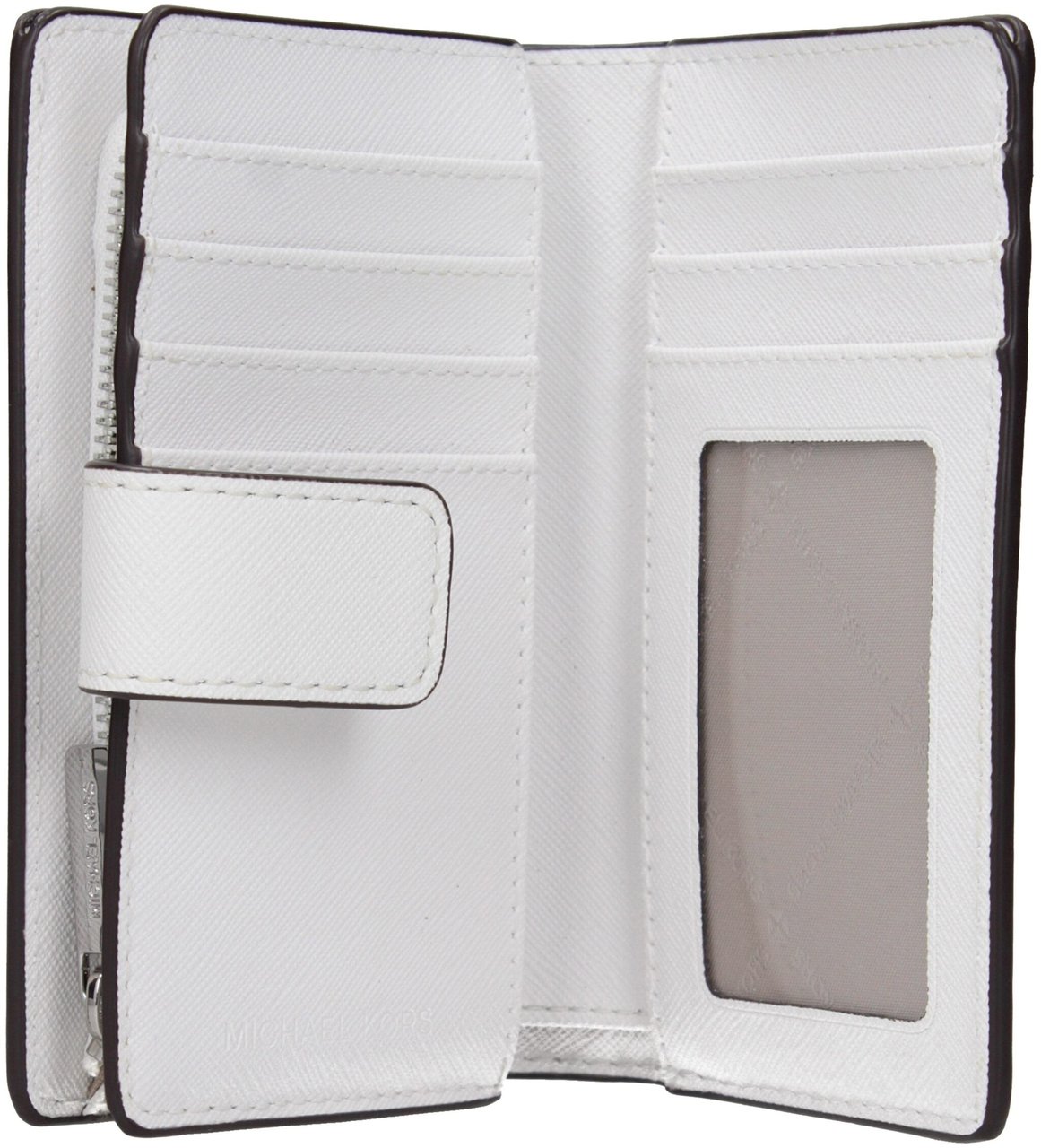 Michael Kors Michael Kors White Leather Wallet Wit