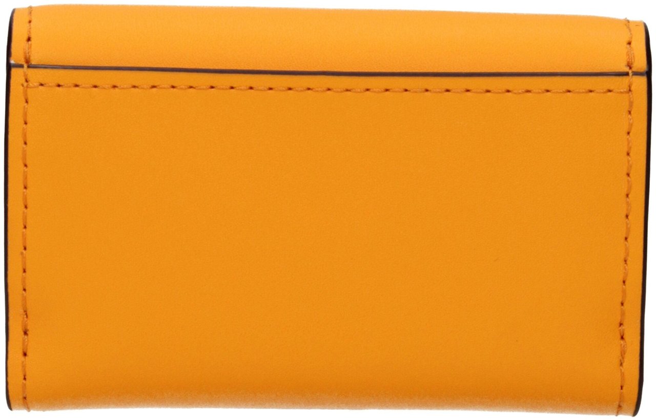Michael Kors Michael Kors Orange Leather Wallet Oranje