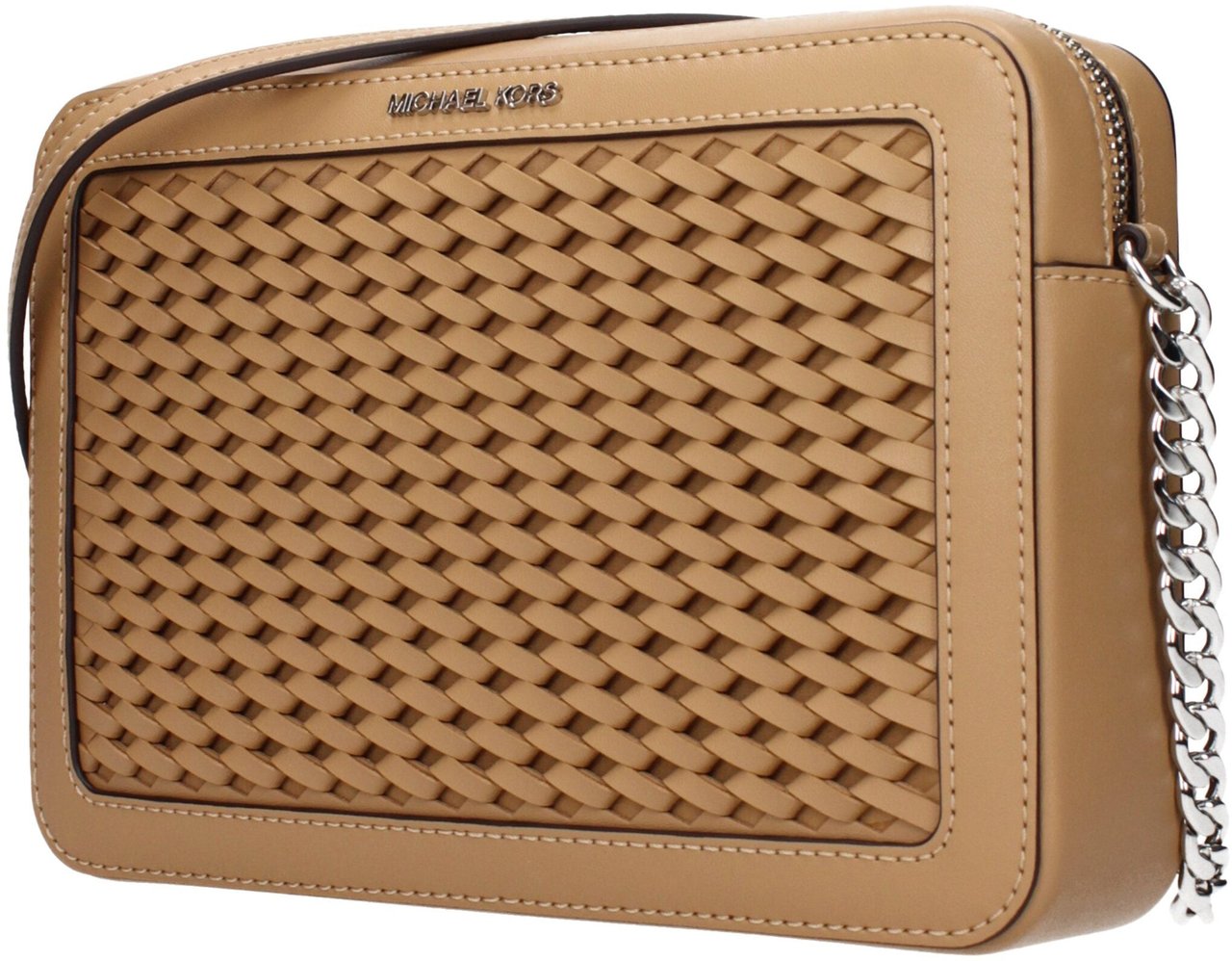 Michael Kors Brown Leather Crossbody Bag Bruin