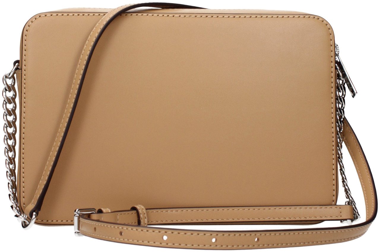 Michael Kors Brown Leather Crossbody Bag Bruin