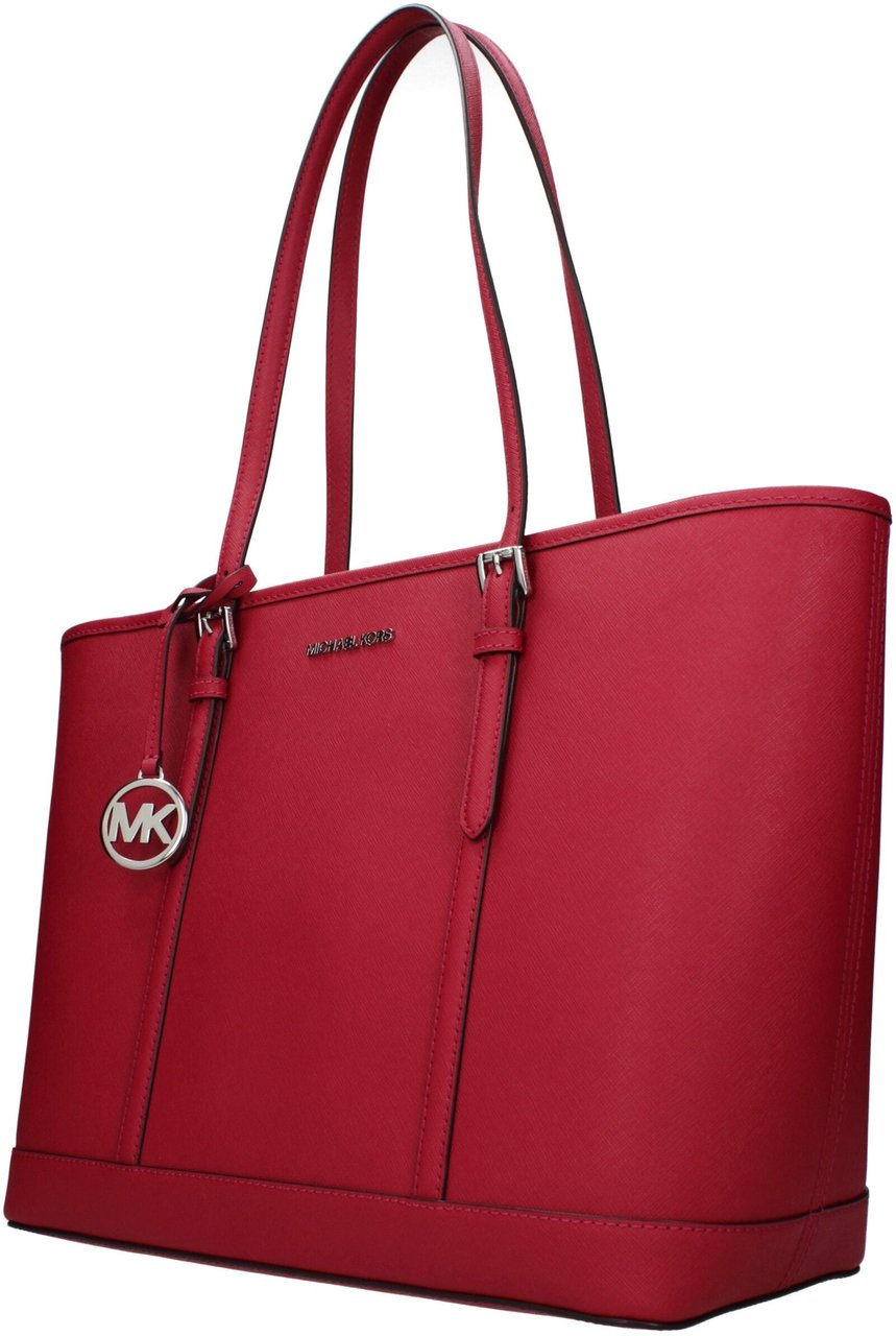 Michael Kors Michael Kors Red Leather Shoulder Bag Rood