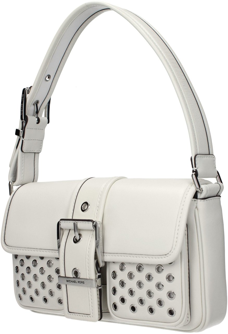 Michael Kors Michael Kors Blue Leather Shoulder Bag Wit