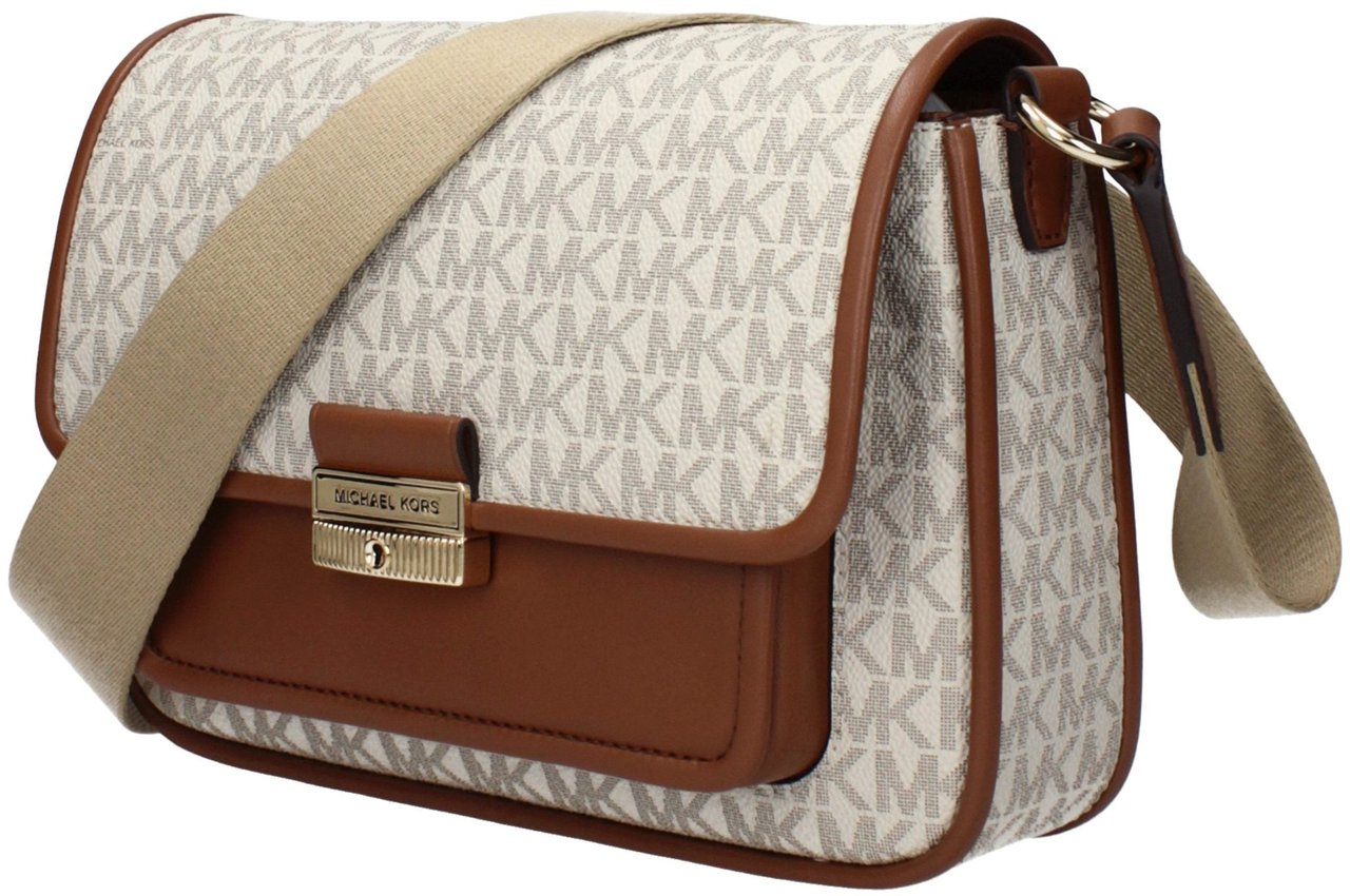 Michael Kors Michael Kors Beige Fabric Crossbody Bag Beige