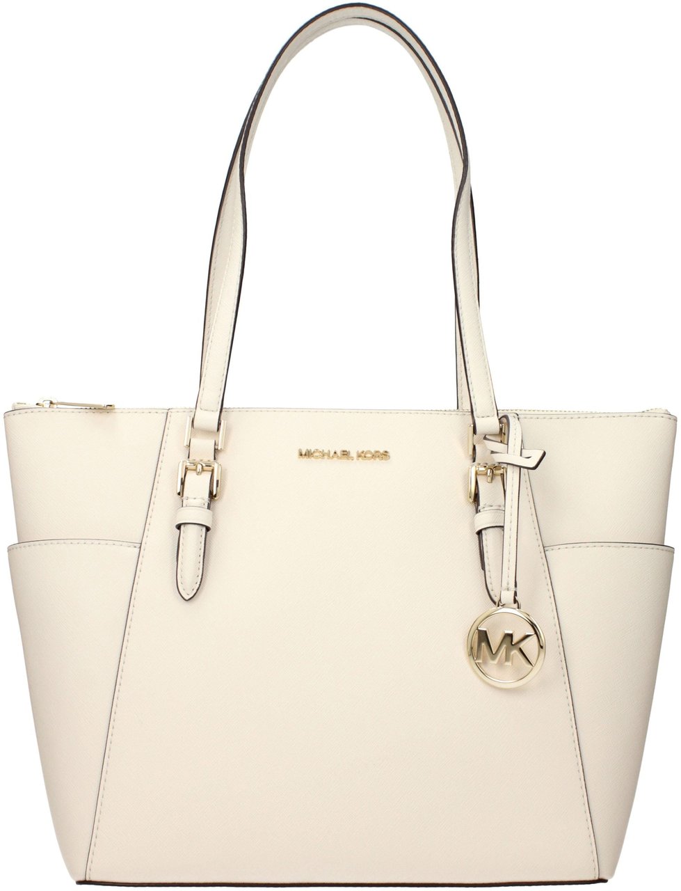 Michael Kors Beige Leather Shoulder Bag Beige