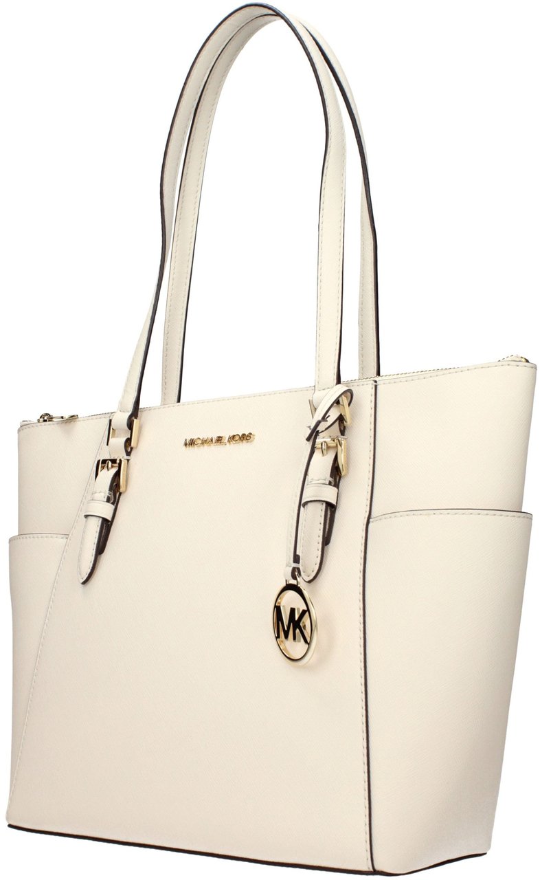 Michael Kors Beige Leather Shoulder Bag Beige