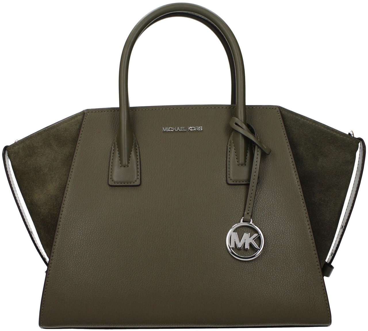 Michael Kors Green Leather Handbag Groen