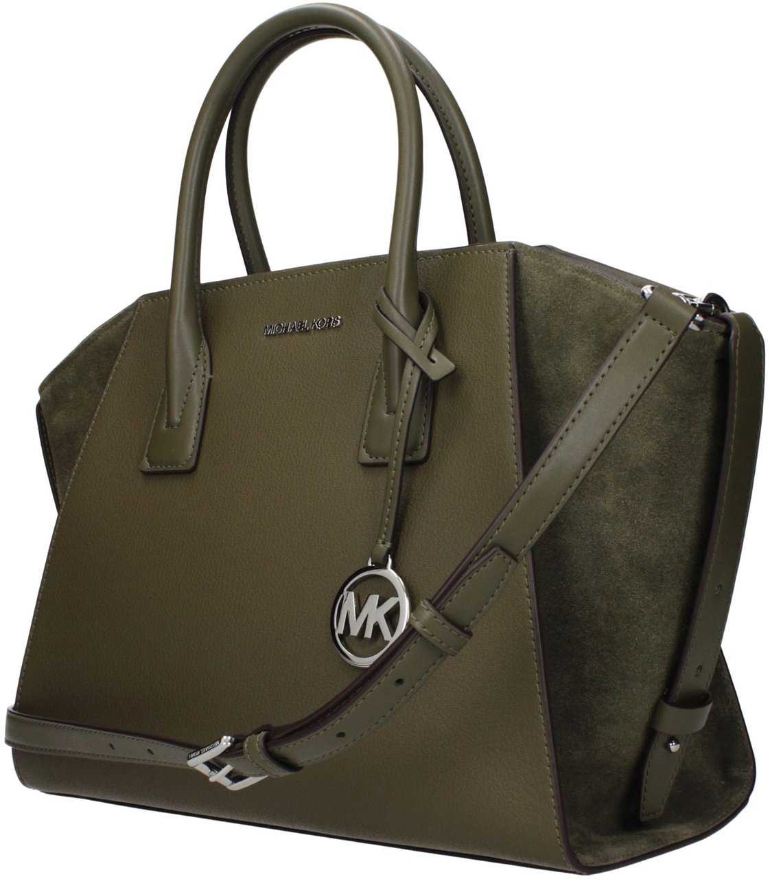 Michael Kors Green Leather Handbag Groen
