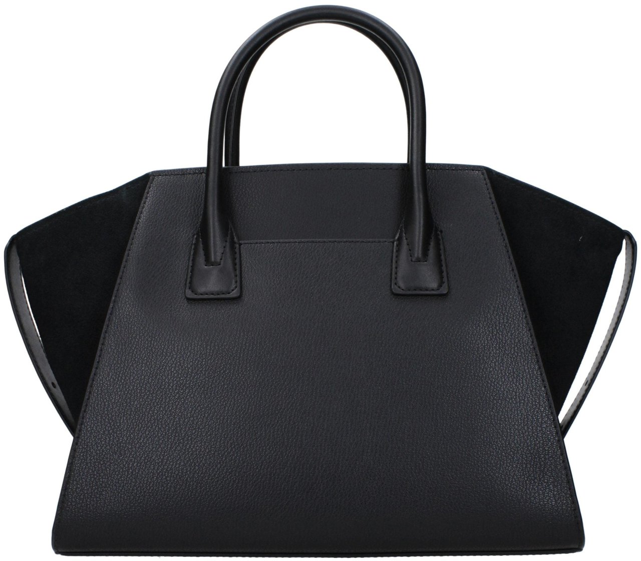Michael Kors Black Leather Handbag Zwart