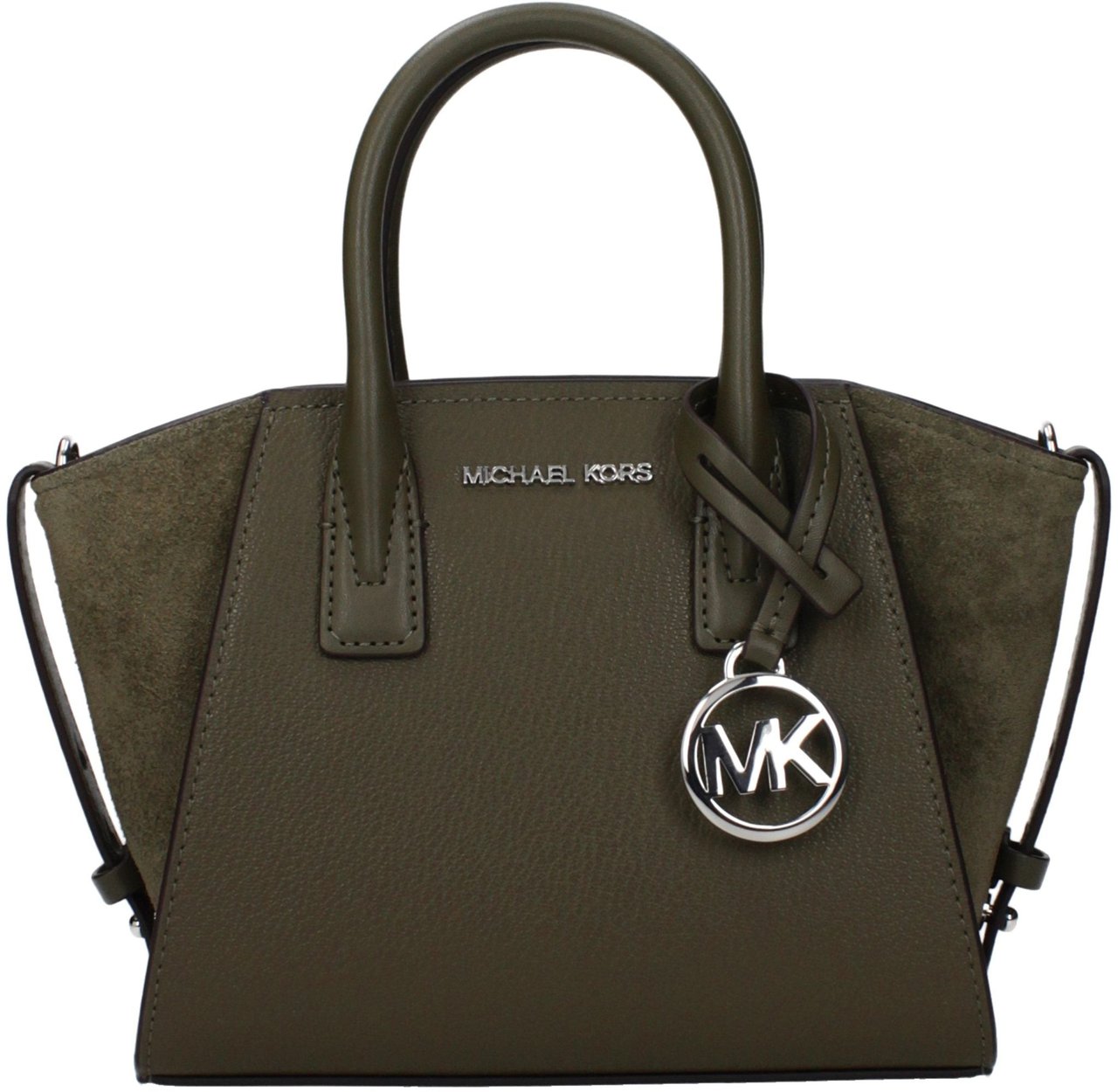 Michael Kors Green Leather Handbag Groen