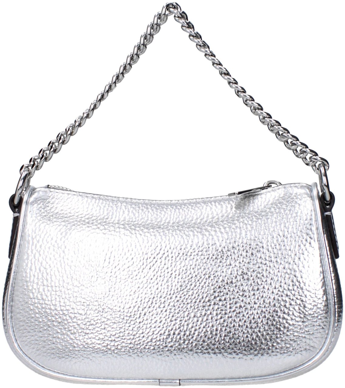 Michael Kors Gray Leather Handbag Grijs