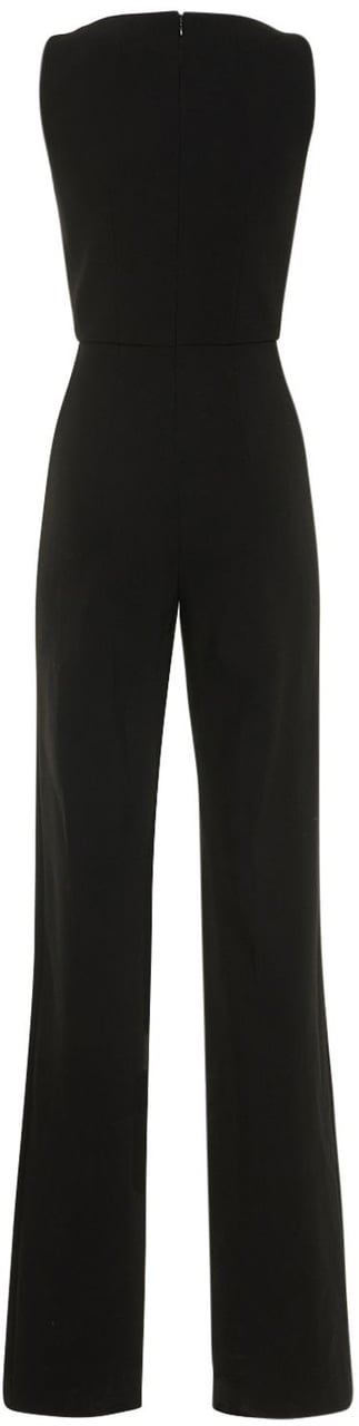 Michael Kors Elegant long black jumpsuit Zwart