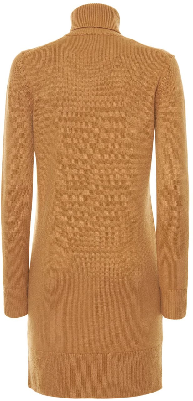 Michael Kors Ribbed knit dress Neutraal