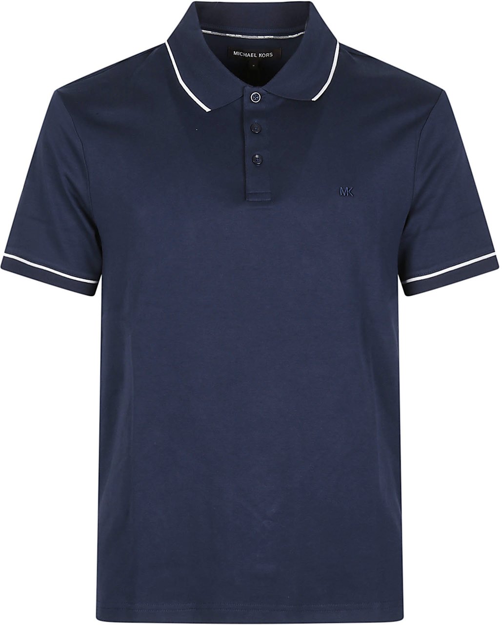 Michael Kors Short Sleeve Gramercy Polo Shirt Blue Blauw