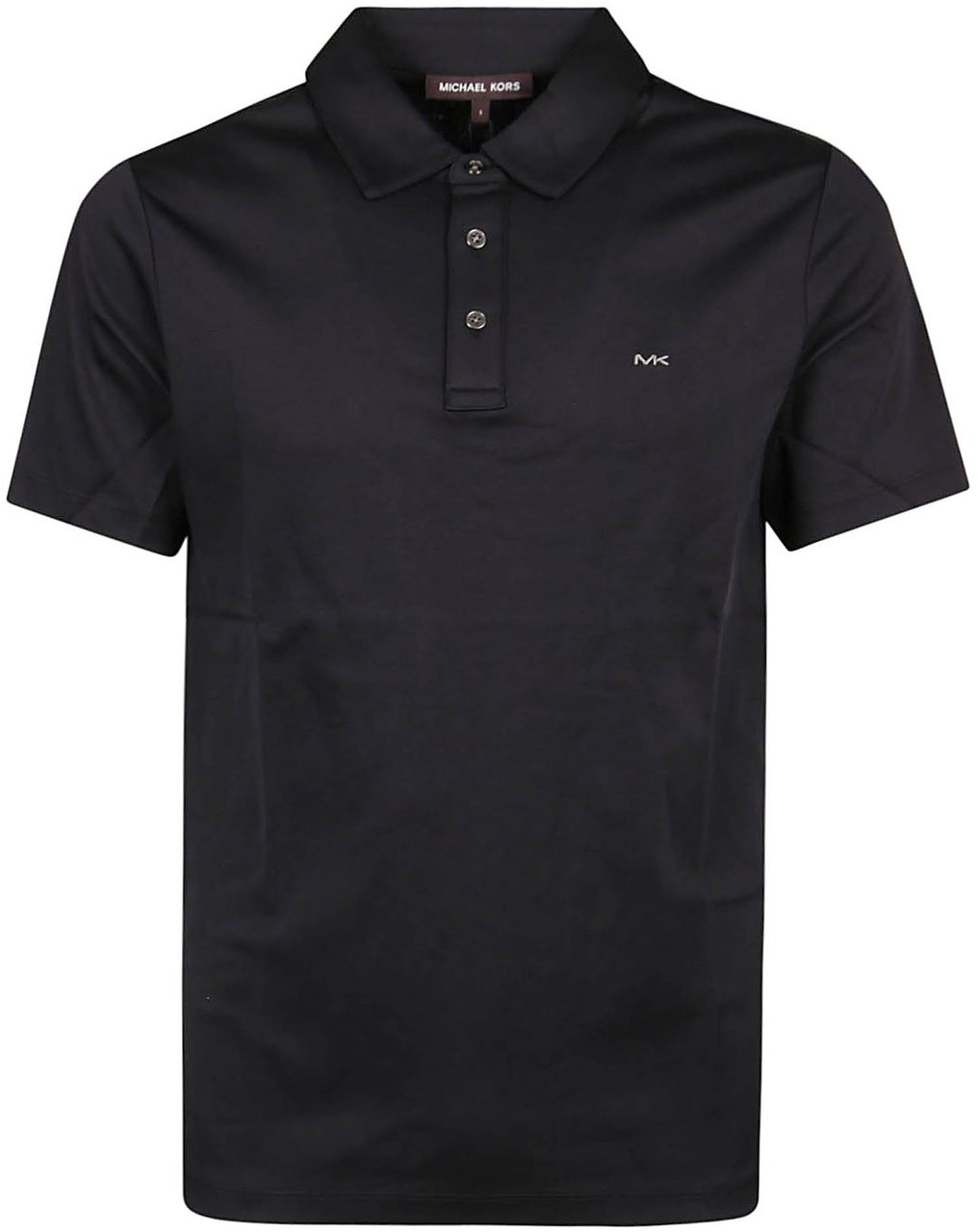 Michael Kors Short Sleeve Sleek Polo Shirt Black Zwart