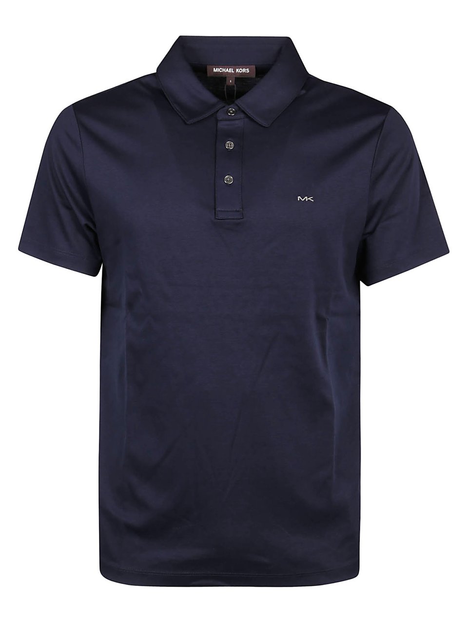 Michael Kors Short Sleeve Sleek Polo Shirt Blue Blauw