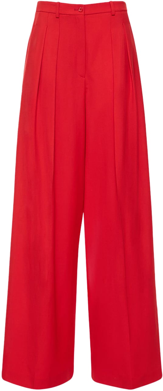 Michael Kors Baggy red pants, elegance and comfort. Rood