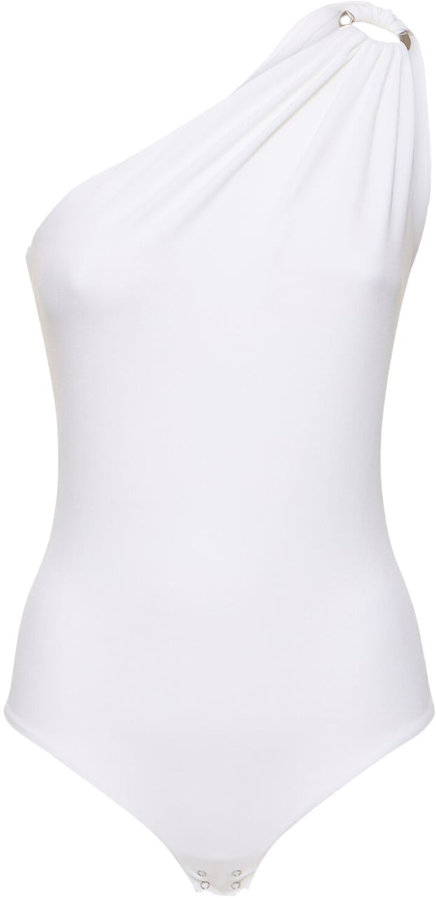 Michael Kors Body one-shoulder white elegant Wit