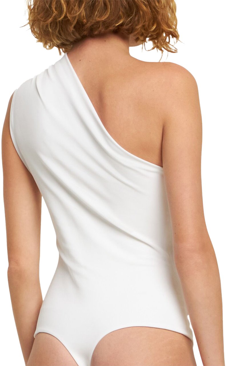 Michael Kors Body one-shoulder white elegant Wit