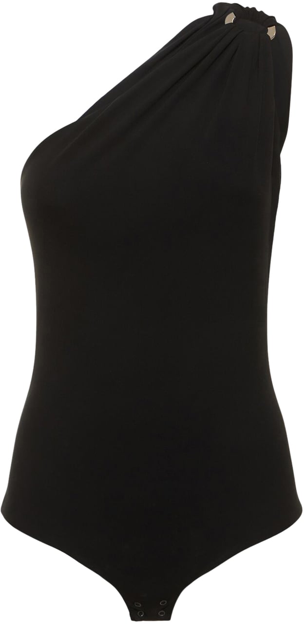 Michael Kors One shoulder black elegant body Zwart