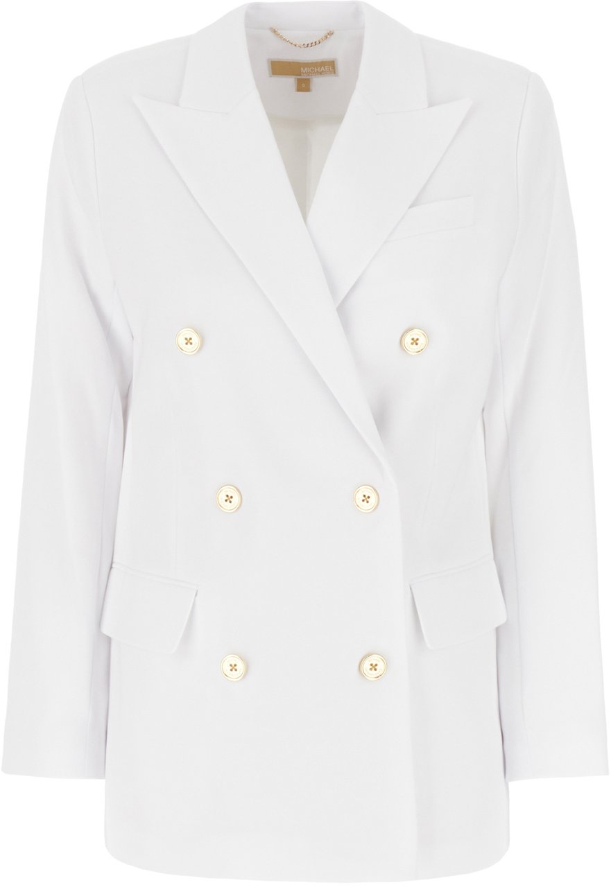 Michael Kors Michael Kors White triacetate blend blazer Wit
