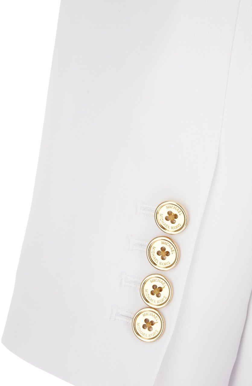 Michael Kors Michael Kors White triacetate blend blazer Wit